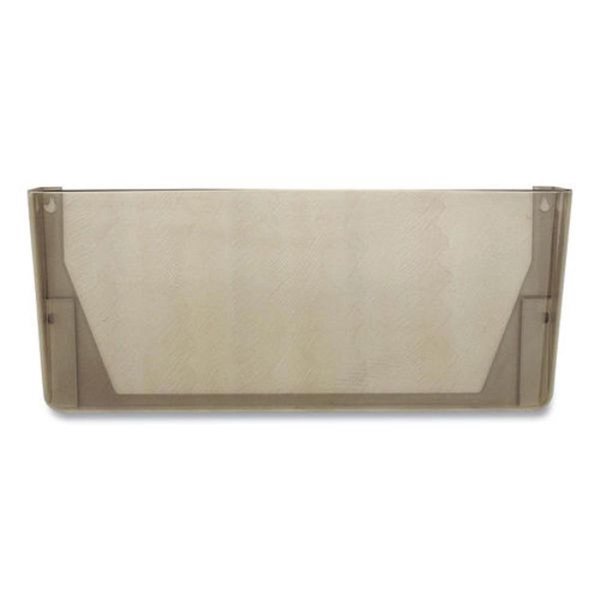 Officemate 7 in. Plastic Pocket Wall File, Smoke - Legal Size OIC21441